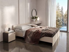 Кровать двухспальная 1,6м Гиза в Бурмистрово - burmistrovo.mebel-nsk.ru | фото