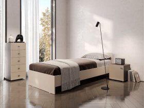 Кровать односпальная 0,9м Гиза в Бурмистрово - burmistrovo.mebel-nsk.ru | фото