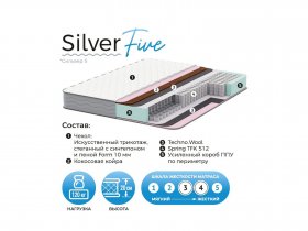Матрас Silver Five в Бурмистрово - burmistrovo.mebel-nsk.ru | фото