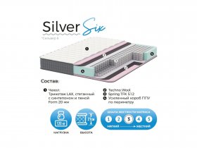 Матрас Silver Six в Бурмистрово - burmistrovo.mebel-nsk.ru | фото